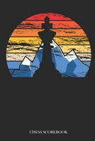 CHESS SCOREBOOK: Chess Scorebook with 100 Scorecards. Cool Retro Look. 1653239581 Book Cover