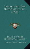 Spraakkunst Der Nufoorsche Taal (1905) 1167401662 Book Cover