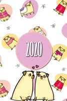 2020: My personal organizer 2020 with Cute Animal Dog Design  | personal organizer 2020 | weekly  calendar 2020 | monthly calendar for 2020 in hand pocket size 1699621969 Book Cover