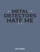 Metal Detectors Hate Me Notebook: Funny Body Piercings 1073710491 Book Cover