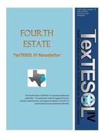 Fourth Estate, Spring 2015 Vol 31 (1): Textesol IV's Practical ESOL Teacher Quarterly 1532958579 Book Cover