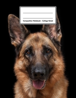 Composition Notebook - College Ruled: German Shepherd 109 pages 8.5x11 White Blank Lined Exercise Book Engineering Paper Gift For Kids Teenager Adult Teacher Student Journal Diary Dog Lover 1709957786 Book Cover
