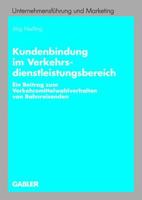 Kundenbindung Im Verkehrsdienstleistungsbereich 3834901679 Book Cover