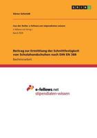 Beitrag Zur Ermittlung Der Schnittfestigkeit Von Schutzhandschuhen Nach Din En 388 (German Edition) 3668528942 Book Cover