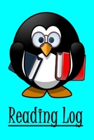 Reading Log: Penguin Reading Log Journal for Kids, Reading Record Notebook for Boys & Girls 1679445278 Book Cover