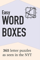 Easy Word Boxes: 365 Letter Puzzles as seen in the NYT B0BLN5TD8Y Book Cover