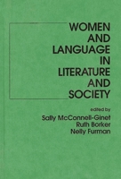 Women and Language in Literature and Society 0275905209 Book Cover