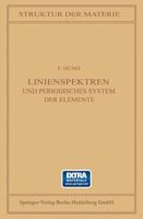 Linienspektren: Und Periodisches System Der Elemente 3642495400 Book Cover
