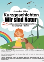 KitaFix-Kurzgeschichten Wir sind Natur: 25 pädagogische Vorlesegeschichten für Kinder ab 4 Jahren (German Edition) 3384341503 Book Cover