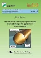 Thermal barrier coating by polymer-derived ceramic technique for application in exhaust systems 3736998325 Book Cover