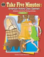 Take Five Minutes: American History Class Openers 0743936418 Book Cover