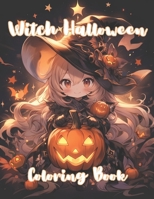 Witch Halloween Coloring book B0C9SHK5JR Book Cover