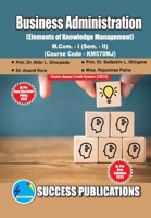 Elements of Knowledge Management, First Year, M.Com, Sem-II-English 8119939549 Book Cover