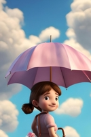 The Umbrella That Collected Clouds: An adventure about a little girl whose ordinary umbrella starts catching fluffy clouds, leading to extraordinary sky adventures. B0DRDNWGVG Book Cover