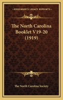 The North Carolina Booklet V19-20 1165601540 Book Cover