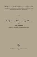 Der Quotienten-Differenzen-Algorithmus 3764303239 Book Cover