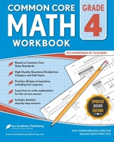 4th grade Math Workbook: CommonCore Math Workbook 1949383032 Book Cover