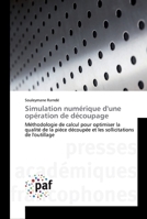 Simulation numérique d'une opération de découpage: Méthodologie de calcul pour optimiser la qualité de la pièce découpée et les sollicitations de l'outillage 3841632106 Book Cover