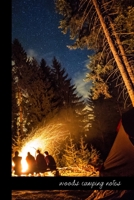 woods camping notes: small lined Camping Notebook / Travel Journal to write in (6'' x 9'') 120 pages 1691088382 Book Cover