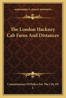 The London Hackney Cab Faros and Distances 0548291683 Book Cover