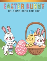 Easter bunny coloring book For Kids: A Kids Coloring Book of 30 Stress Relief Easter Bunny Coloring Book Designs B08XFP2R99 Book Cover