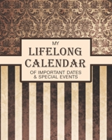My Lifelong Calendar of Important Dates & Special Events: Perpetual Calendar Date keeper Reminder for Birthdays, Anniversaries and Memories 1702173267 Book Cover