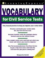 Vocabulary For Civil Service Tests 1576854744 Book Cover