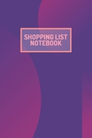 Shopping Organizer - (100 Pages, Daily Shopping Notebook, Perfect For a Gift, Shopping Organizer Notebook, Grocery List Notebook) 1676311289 Book Cover