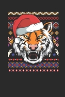 Ugly Christmas - Tiger: Graph Paper Journal (6" X 9" - 120 Pages/ 5 Squares per inch) - Ugly Christmas Gift and Holiday Planner For Women, Men, Teens And Kids 1709546980 Book Cover