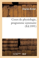 Cours de physiologie, programme sommaire 2014103046 Book Cover