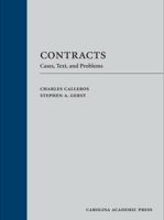 Contracts: Cases, Text, and Problems 1611638925 Book Cover