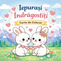 Iepura?i îndragosti?i - Carte de colorat (Romanian Edition) 5620569691 Book Cover