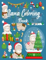 Llama Coloring Book: Amazing 24 Beautiful Coloring Book for Llama,winter llama Lovers for relaxation and stress relief| llama coloring books B08R4KBKY7 Book Cover