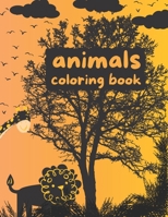 cute animals coloring book for kids: 25 pages kids coloring book for animal lovers B0BW23BWNH Book Cover