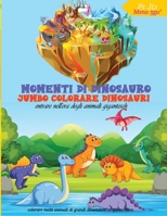 momenti di dinosauro jumbo colorare dinosauri: Scacciate lo stress e rilassatevi colorando gli antichi animali. | è utilizzabile anche da bambini, ... ragazzi... |Un buon regalo. B08NDZ2SH5 Book Cover