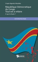 République Démocratique du Congo, tout est à refaire (French Edition) 2748345444 Book Cover