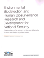 Environmental Biodetection and Human Biosurveillance Research and Development for National Security: Priorities for the Dhs Science and Technology Directorate 1977400884 Book Cover