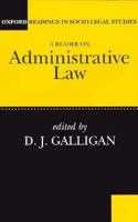 A Reader on Administrative Law 019876409X Book Cover