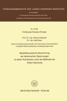Modelltheoretische Berechnung Der Tektonischen Spannungen Im Tiefen Ruhrkarbon Nach Der Methode Der Finiten Elemente 3531027492 Book Cover
