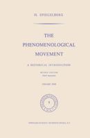 The Phenomenological Movement: A Historical Introduction 9024702380 Book Cover