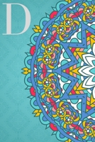 D: Monogram Journal/Mandala Art 1696423864 Book Cover