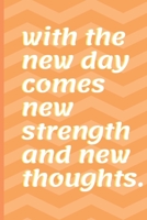 With the new day comes new strength and new thoughts 1652293868 Book Cover