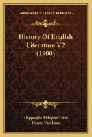 History Of English Literature V2 116404673X Book Cover
