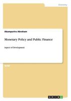 Monetary Policy and Public Finance 3656433712 Book Cover