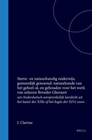 Sterre- en natuurkundig onderwijs, gemeenlijk genoemd: natuurkunde van het geheel-al, en gehouden voor het werk van zekeren Broeder Gheraert: Een ... of het begin der XIVe eeuw (Dutch Edition) 9004556540 Book Cover