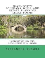 Davenport's Louisiana Wills And Estate Planning Legal Forms 1984246909 Book Cover