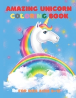Unicorn Coloring Book: For Kids Ages 8-12 B08VCL188F Book Cover