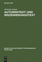 Autorentext Und Inszenierungstext 3484523034 Book Cover