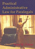 Practical Administrative Law for Paralegals 0314065059 Book Cover