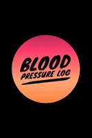 Blood Pressure Log: Tracker 1654346934 Book Cover